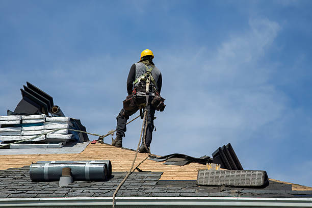 Professional Flat Roof Repair technician working in Fort Washington, MD